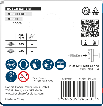 Bosch68×5 毫米金屬板孔鋸。.